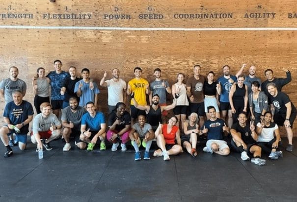 Gym members at Commonwealth CrossFit