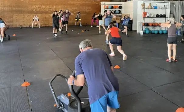 Commonwealth CrossFit HYROX group training session on gym floor